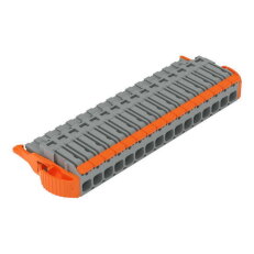 1vodičová pružinová svorkovnice, Páčka, Push-in CAGE CLAMP, Šedá