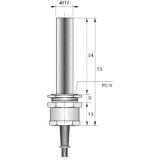 Válcový magnetický senzor AECO SMC-09PG NO LC10
