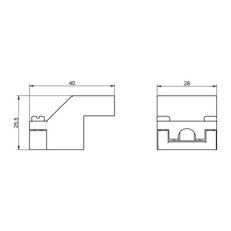 Kryt univerzální BCS-3/2T1-N dvojitý ELEKTRO BEČOV J386091