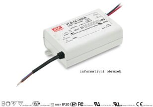 Proudový zdroj pro LED 40W 350mA MEAN WELL PLD-40-350B