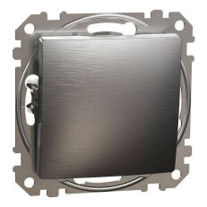Přepínač křížový ř.7,Leštěný Hliník,Sedna Design/Elements SCHNEIDER SDD170107U