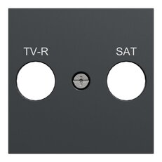 Centrální deska NOVÁ UNICA pro TV-R/SAT zásuvku, Antracit SCHNEIDER NU944154