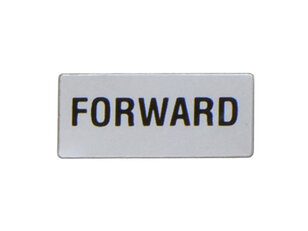 Lovato LPXAGB227 Štítek ''FORWARD''