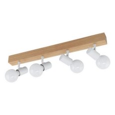 Bodové svítidlo TOWNSHEND 3 4xE27 dub/bílá 240W IP20 EGLO 33172