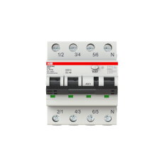 ABB DS203NC-C32/AC100 kombinace jistič/chránič 3P+N 32A 100mA C AC