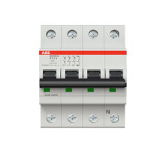 ABB S203M-Z1,6NA jistič 3F odpojení N vodiče (3+NA) 1.6 A char. Z 10kA