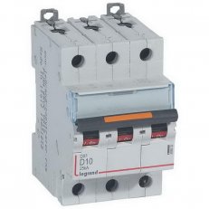 DX3 JISTIČ, 3 PÓLOVÝ, CHAR. D,10A 25KA LEGRAND 409832
