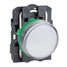 Signálka s LED, 110.....120V, bílá SCHNEIDER XB5AVCUST04