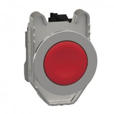 Ovládač stiskací, zapuštěná montáž, Rudá, 1V SCHNEIDER XB4FA42