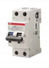 ABB DS201 K6 A30 kombinace jistič/chránič 2P (1P+N) 6A 30mA K 6kA A