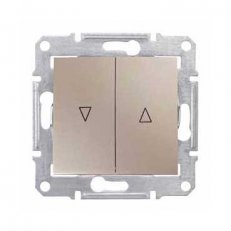 Sedna Spínač ovládače žaluzií ř.1+1 mech. blokování Titan SCHNEIDER SDN1300368