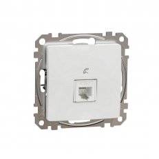 Sedna D/E Telefonní zásuvka 1xRJ11, Bílá SCHNEIDER SDD111491