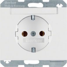 Zásuvka SCHUKO, K.1, bílá lesk BERKER 47397009