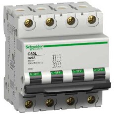 Schneider 25386 C60L jistič 4P 20A B