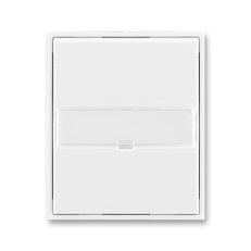 Kryt vypínače s popisovým polem 3558E-A00610 03 bílá/bílá Element Time ABB