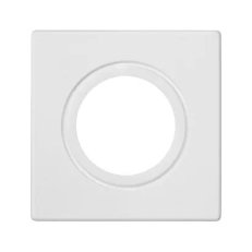 Připojovací deska K45 trubka d22 nebo kabelová ucpávka d29 45×45mm čistě bílá