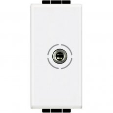BTICINO LIVINGLIGHT ZÁSUVKA JACK 3,5MM 1MODULOVÁ BÍLÁ N4280
