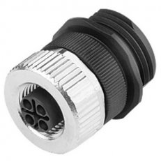Kulatý zásuvný konektor SAIE-M12B-3+PE-S-0.5U-M16 WEIDMÜLLER 1460310000