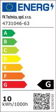 LED pásek 120LED/m 3528 IP65 2800-2900 K bílá 12V 8mm 5m FK TECHNICS 4731046-63