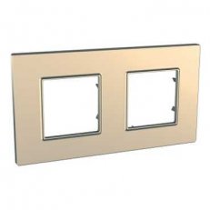 Unica Quadro Krycí rámeček dvojnásobný, Copper SCHNEIDER MGU6.704.56