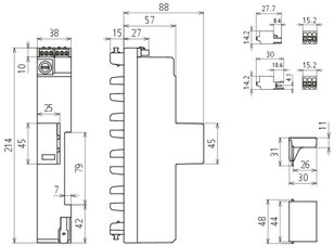 Kombinovaný svodič Typ1+2 DEHNshield ZP 2 SG pro TNC-Systémy 909630