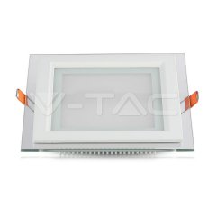 6W LED Panel Downlight Glass - Square Wh