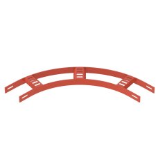 OBO SLB 90 42 075 SG Oblouk 90° pro kabelový žebřík SL B81mm Ocel základní nátěr