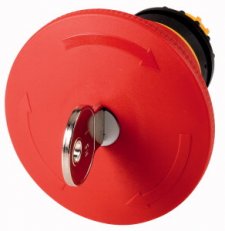 Eaton M22-PVS45P-MS1 Ovládací hlavice nouzového zastavení se zámkem MS1, pr.45mm