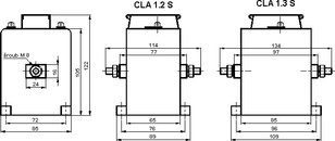 Měřící trafo 0257 CLA 1.2 S 10/5A 10VA 0,5 FS5 120% závitové, šroub M8