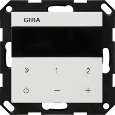 Rádio IP pod omítku System 55 čistě bílá matná GIRA 232027