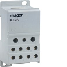 Svorkovnicový blok pro rozbočení vedení, 250 A, 1-pól. HAGER KJ02A