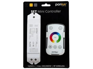 RGBW Bezdrátový ovladač na LED pásky, SET MINI PANLUX PN78000105