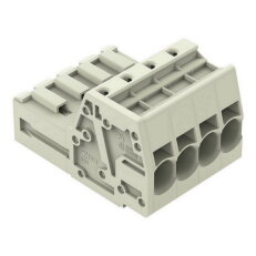 Konektor s pájecími piny Push-in CAGE CLAMP 10mm2 šedá 6pól. 831-3206/000-9034
