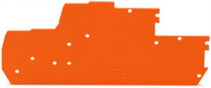 Koncová bočnice a separátor Tloušťka 1 mm oranžová WAGO 870-1149