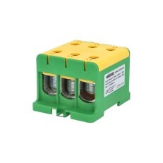 Svorka univerzální UK 150/3 PE 320A 1P AL/CU krytá zeleno-žlutá na DIN/p 1006636