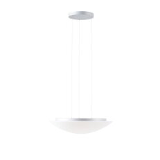 Závěsné LED svítidlo se skleněným stínidlem OSMONT AURA LE9 35W IP40 3K stříbro