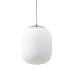 Závěsné LED svítidlo se skleněným stínidlem OSMONT TANIA S2 HP 59W IP40 3K chrom