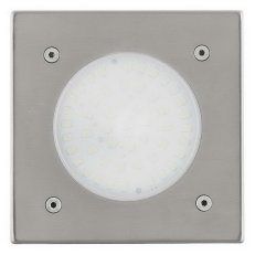 Vestavné podlahové svítidlo LAMEDO nerezová ocel čtverec 2,5W IP65 EGLO 93481
