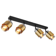 Stropní svítidlo MILLEY černá 4x E27 40W 230V GLOBO 15560-4