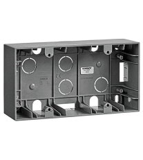 Krabice nástěnná 2násobná, antracit SCHRACK EV115307--