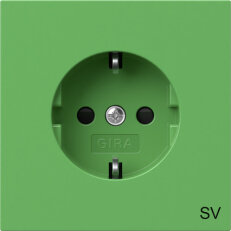 SCHUKO SP oti.SV F100 zelená GIRA 4453707