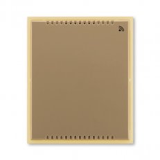Vysílač vlhkosti RF, nástěnný 3299E-A07908 25 kávová/led. opálová Element ABB