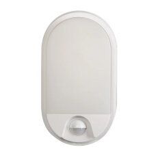 Stropní a nástěnné svítidlo DARJA LED 10W 800lm 4000K IP54 PIR oválné ST72-BI