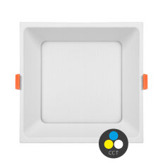 TONY SMD čtverec 17,5cm,24W,CCT,IP20,3120lm ECOLITE LED-IN01S-UGR/CCT/24W