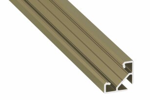 Rohový hliníkový profil AL-PROFIL AJAR REED GREEN LACQUERED 2M GREENLUX GXLP1113