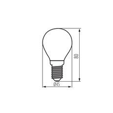Světelný LED zdroj XLED G45 E14 7W-NW, KANLUX 37387