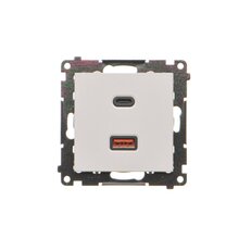 Nabíječka USB 2 násobná (přístroj s krytem), 1x USB typ C + 1x USB typ A, 30 W
