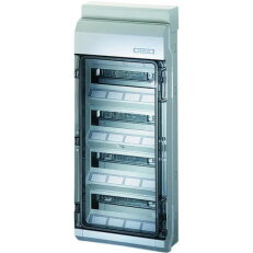 KV 90-Jističová skříň 48 modulů (4x12x18 mm), IP65 HENSEL KV 9448