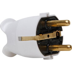 175702055 Plastic grounding-type plug, w