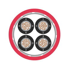 Železniční kabel UNIRAIL S 50264-3-2 600V MMS FR 2X2,5 LAPP 15382193